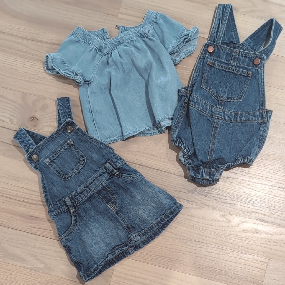 Baby Girl Denim Bundle Old Navy & Gap